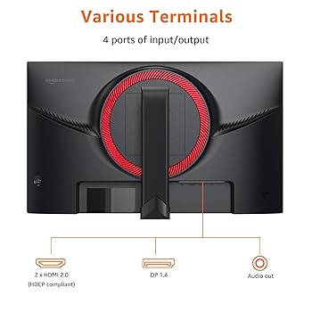 Amazonベーシック モニター FHD 1080p スピーカー内蔵 24インチ Amazon.co.jp: Amazon Basics 24 Inch Monitor, FHD 1080P, Max